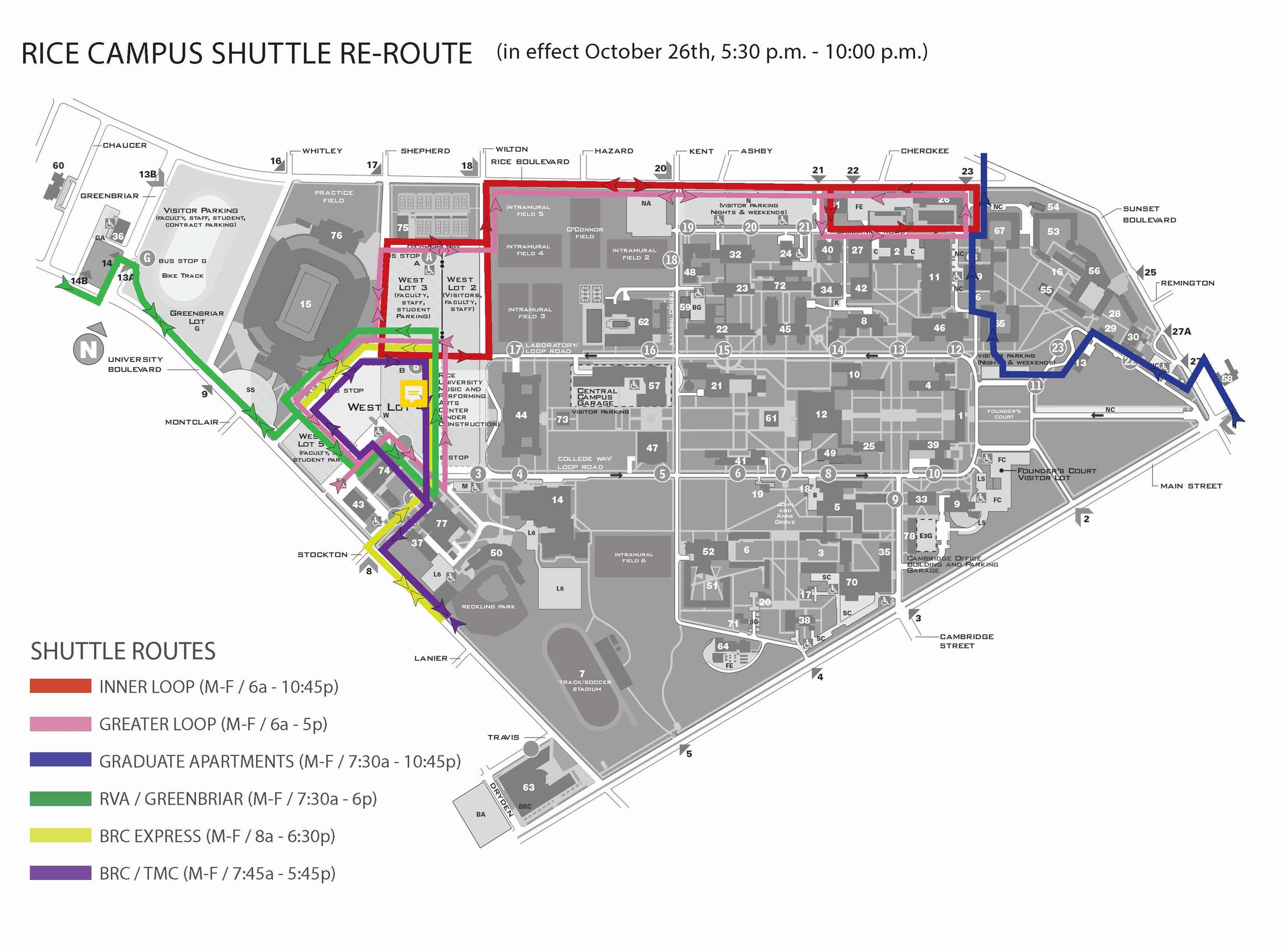 Shuttle Routes
